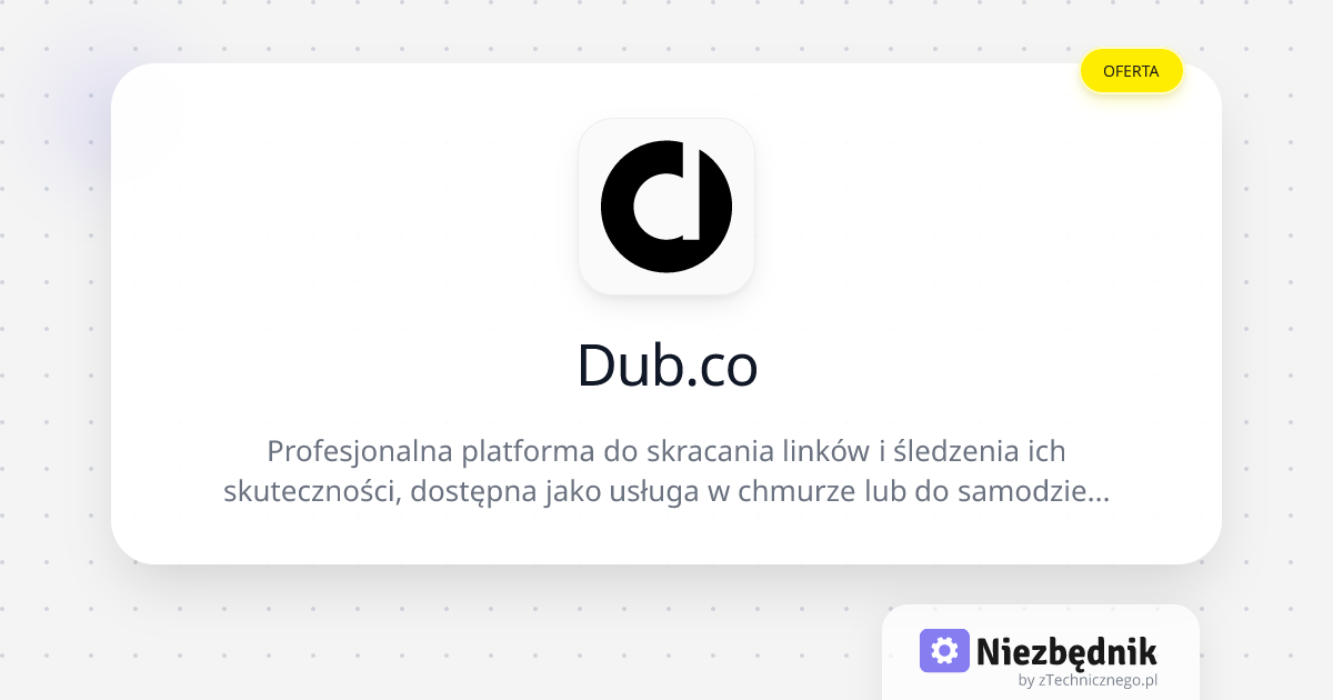 Dub.co | Niezbędnik.app | Niezbędnik.app